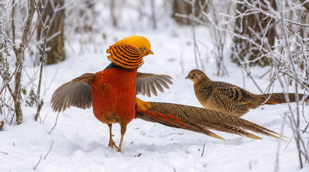 O pássaro que parece uma fênix de verdade e deixa qualquer um impressionado