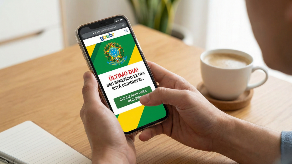 Sites falsos se passando por sites do governo prometem coisas que nem existem