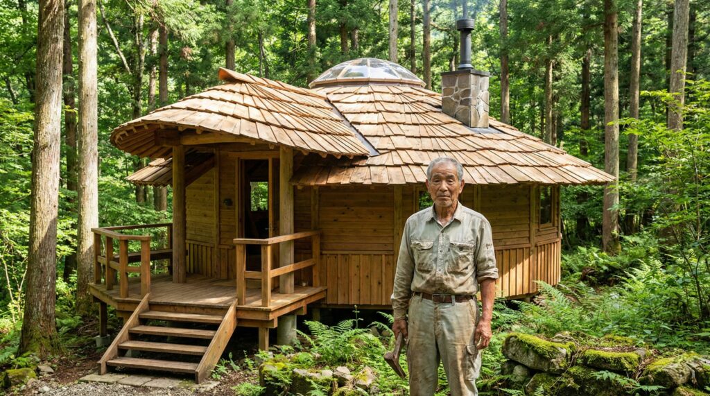 Idoso constrói casa dos sonhos na selva e vive longe de vizinhos inconvenientes