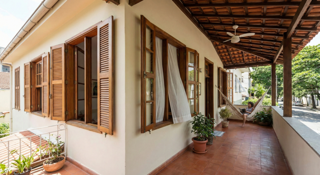 Quanto mais espaço para ventilação natural, melhor