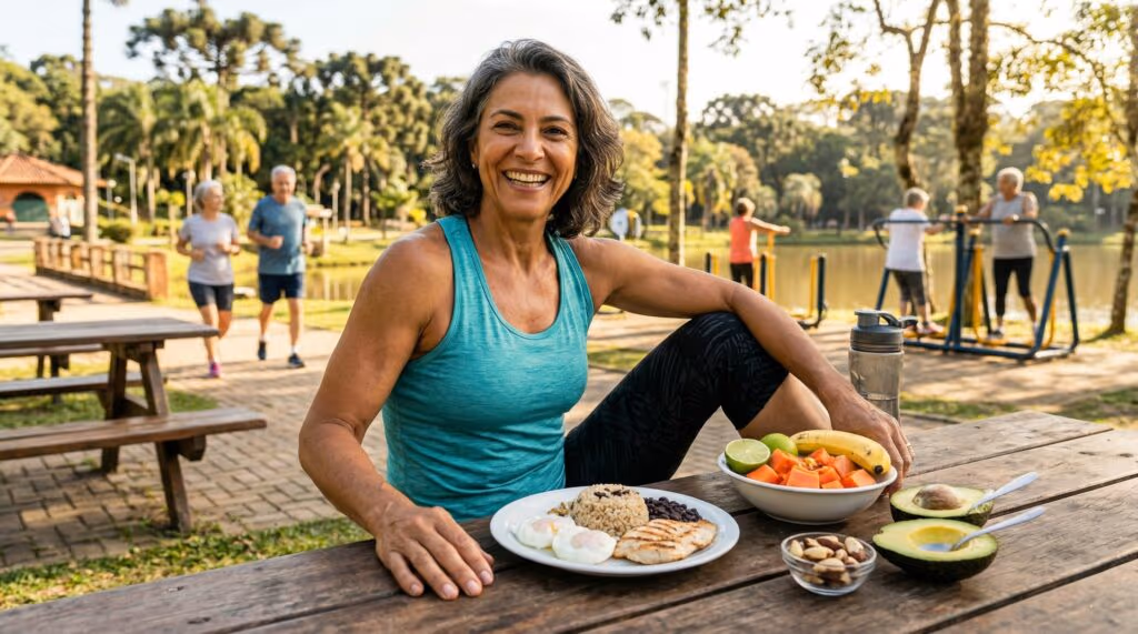 Após os 50 anos, a massa muscular diminui, mas essas proteínas e nutrientes certos ajudam a proteger