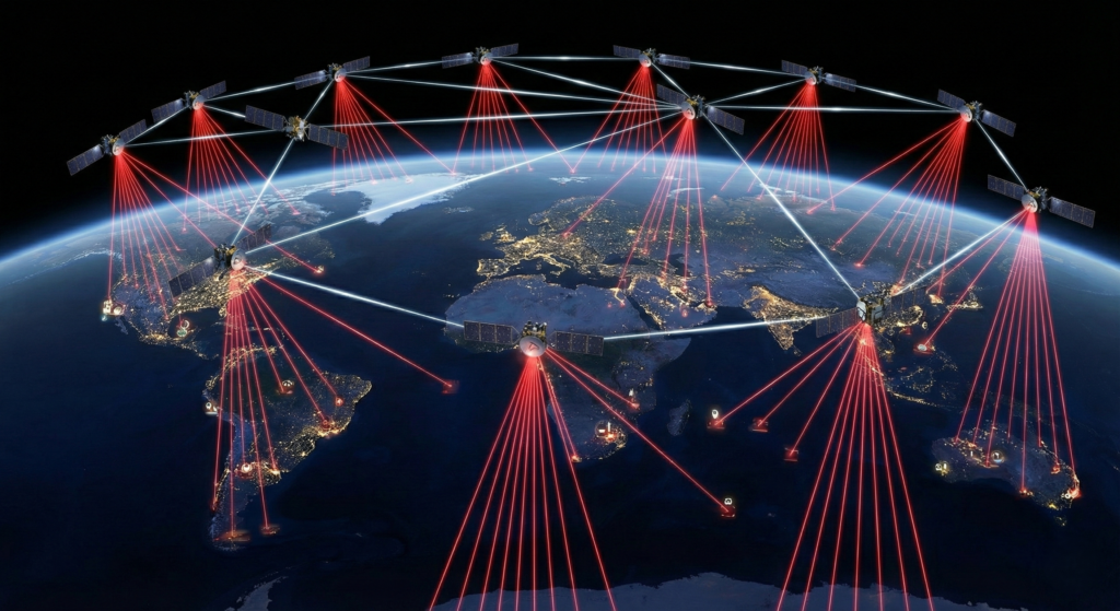 A rede de satélites monitora o mundo todo em busca de ameaças geradas pelos lançamentos