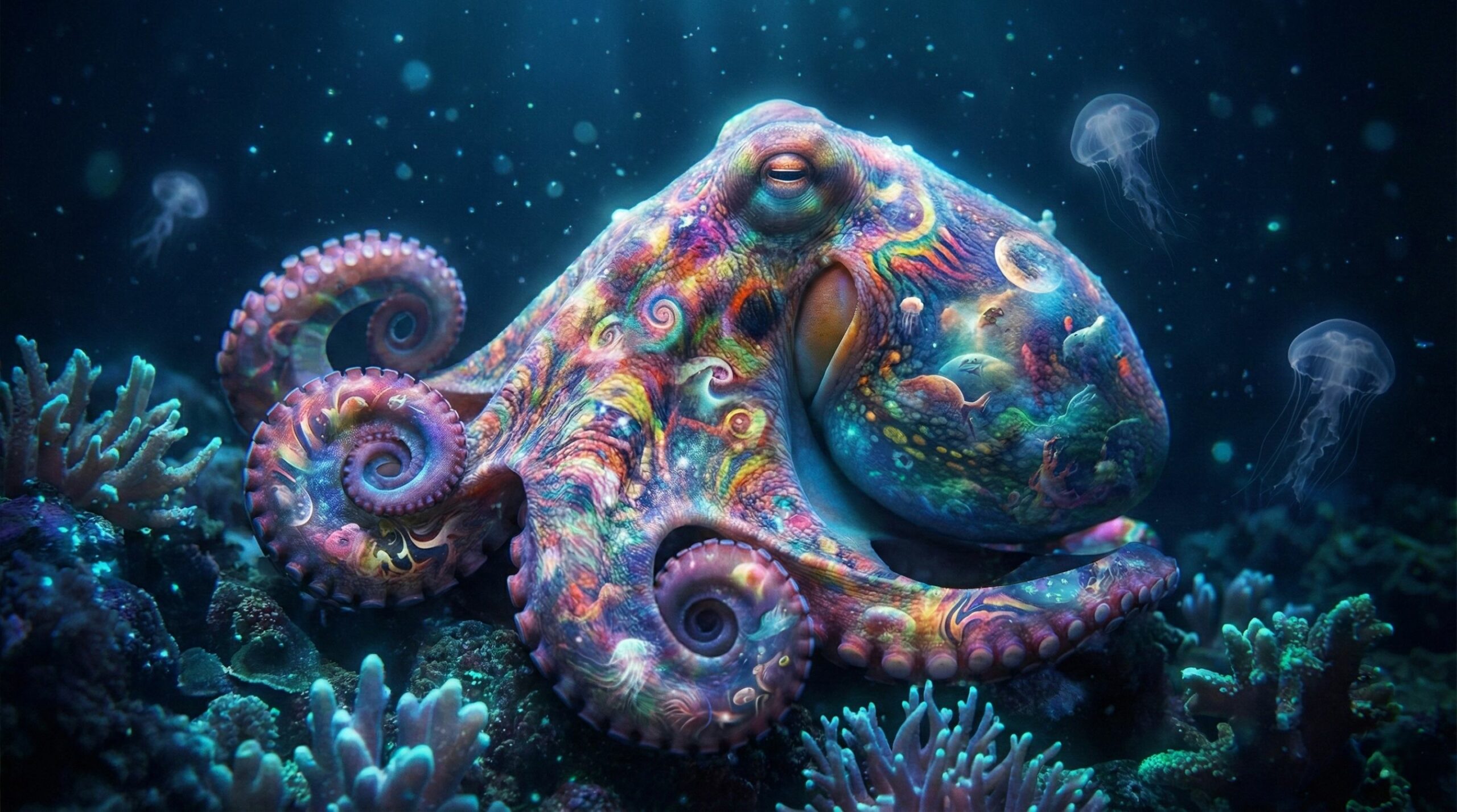 Polvo adormecido muda de cor enquanto sonha e surpreende a internet