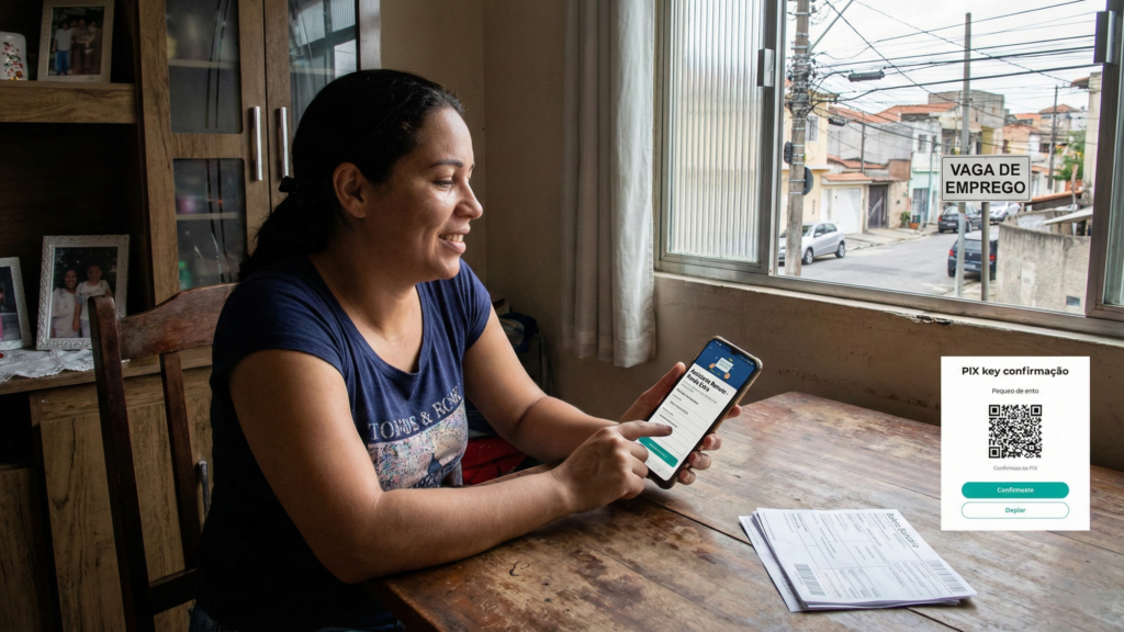 Um pagamento antecipado é solicitado antes do início do "trabalho"
