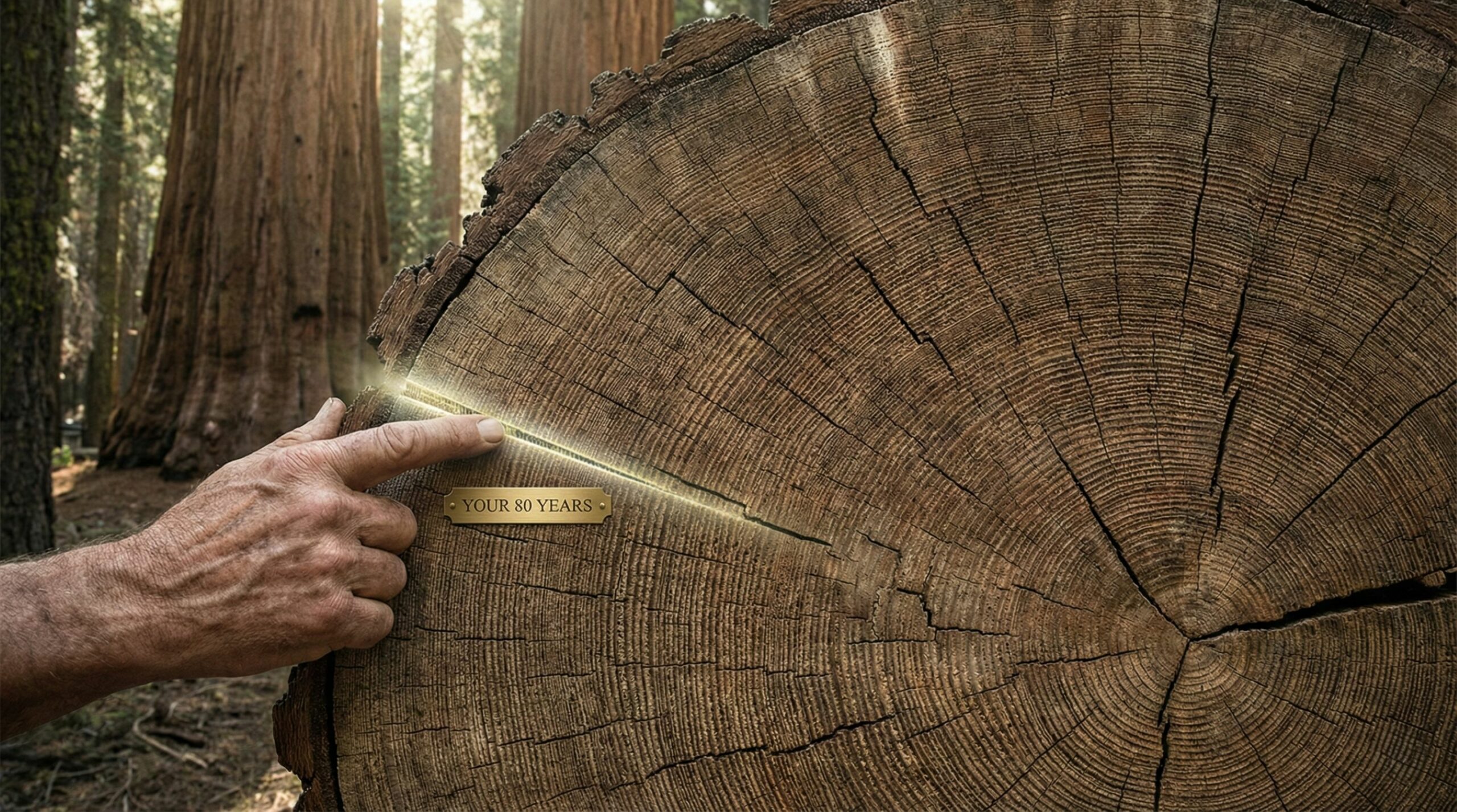 Como os ”anéis” de uma árvore revelam que nosso tempo na terra não é nada
