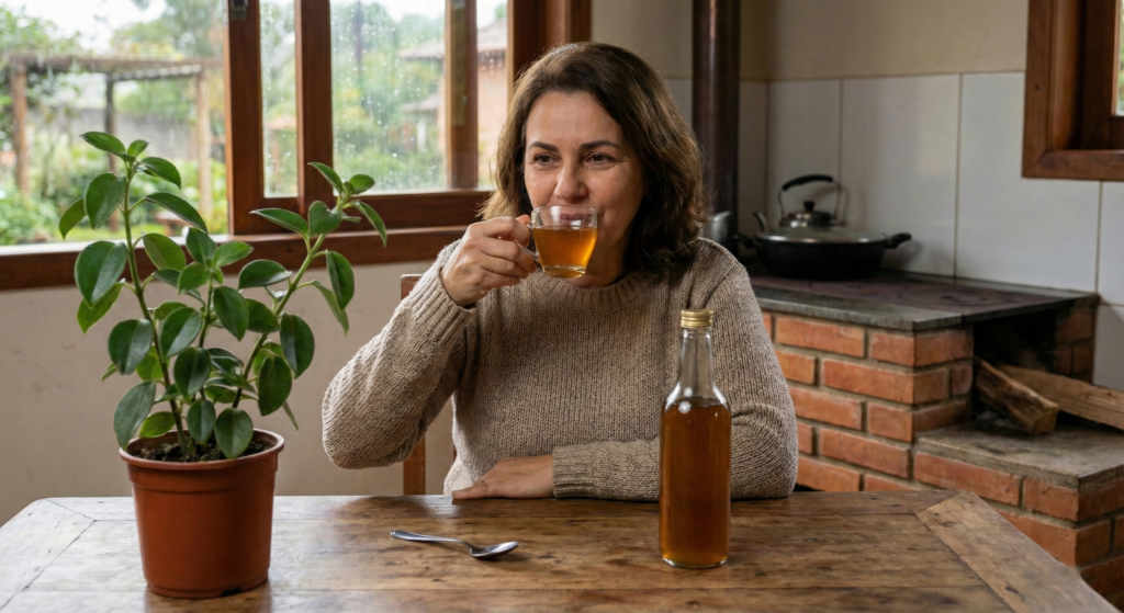 O xarope de guaco é muito utilizado como expectorante natural