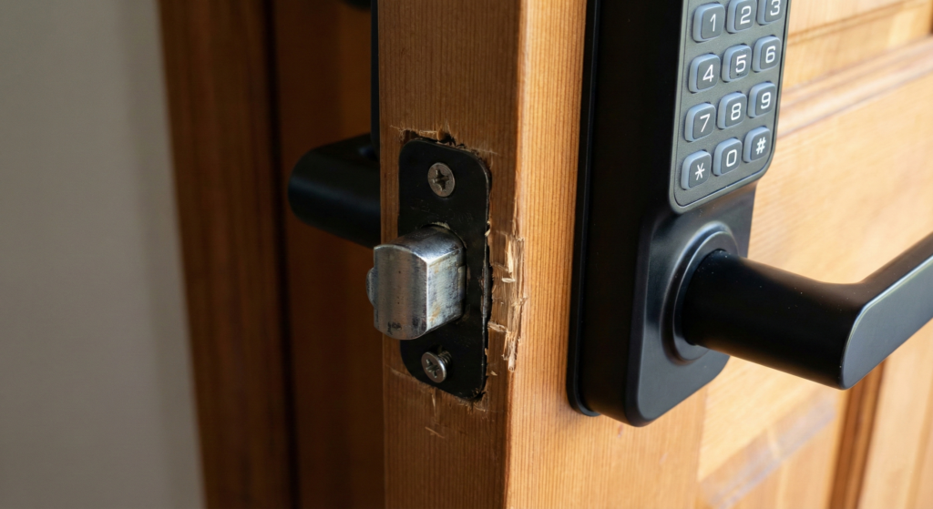 A instalação inapropriada a fechadura pode causar grandes problemas de segurança