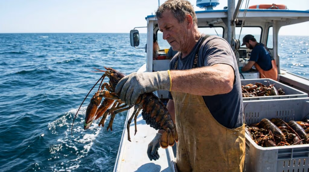 Por que pescadores estão devolvendo lagostas ao mar e marcando-as com um ”V”