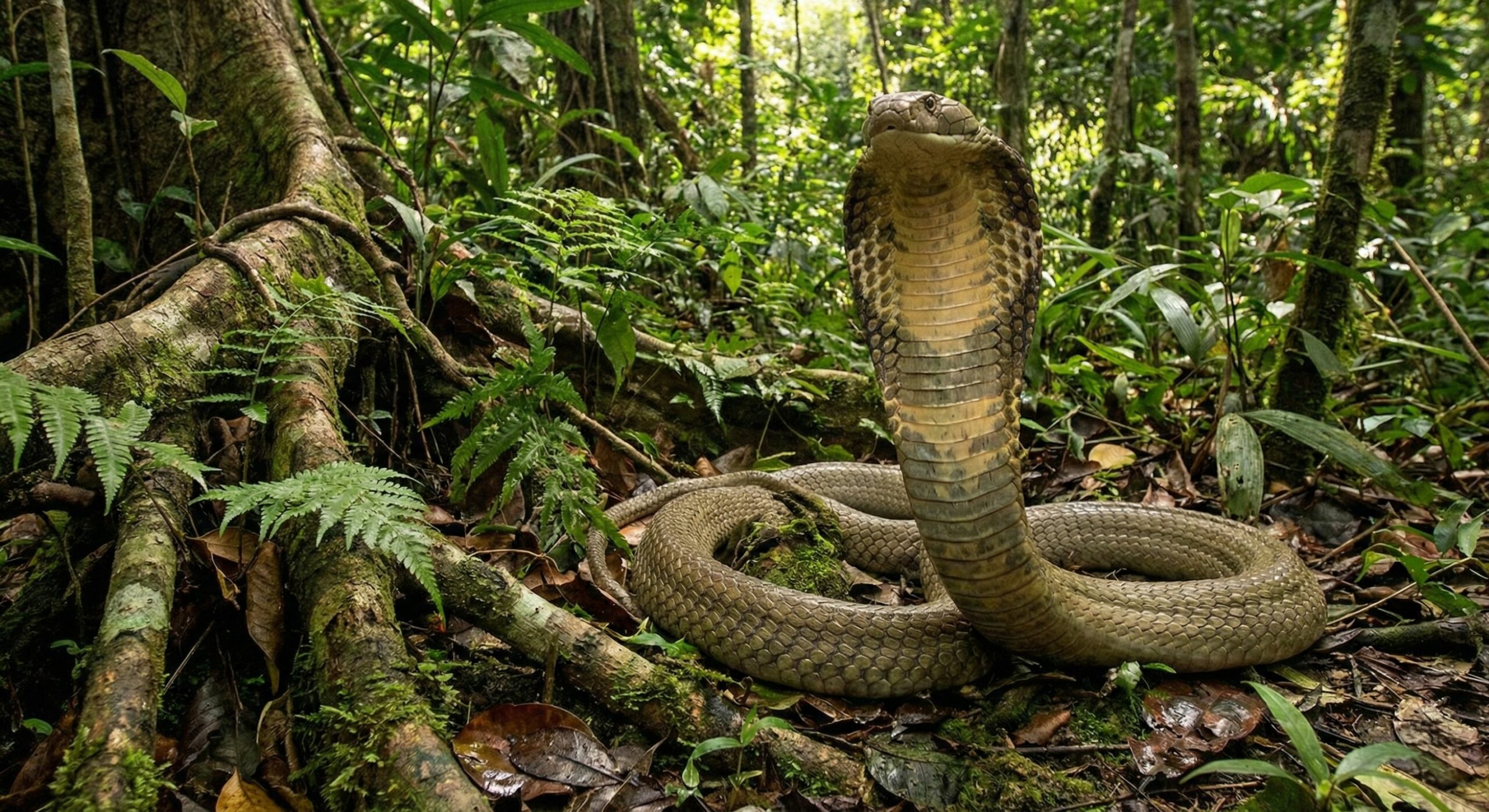 Ultrapassando os 5 metros, a naja-real é eleita a serpente venenosa mais longa do mundo