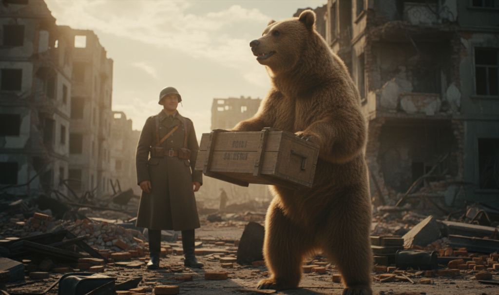 Wojtek, o urso que virou soldado e bebia cerveja