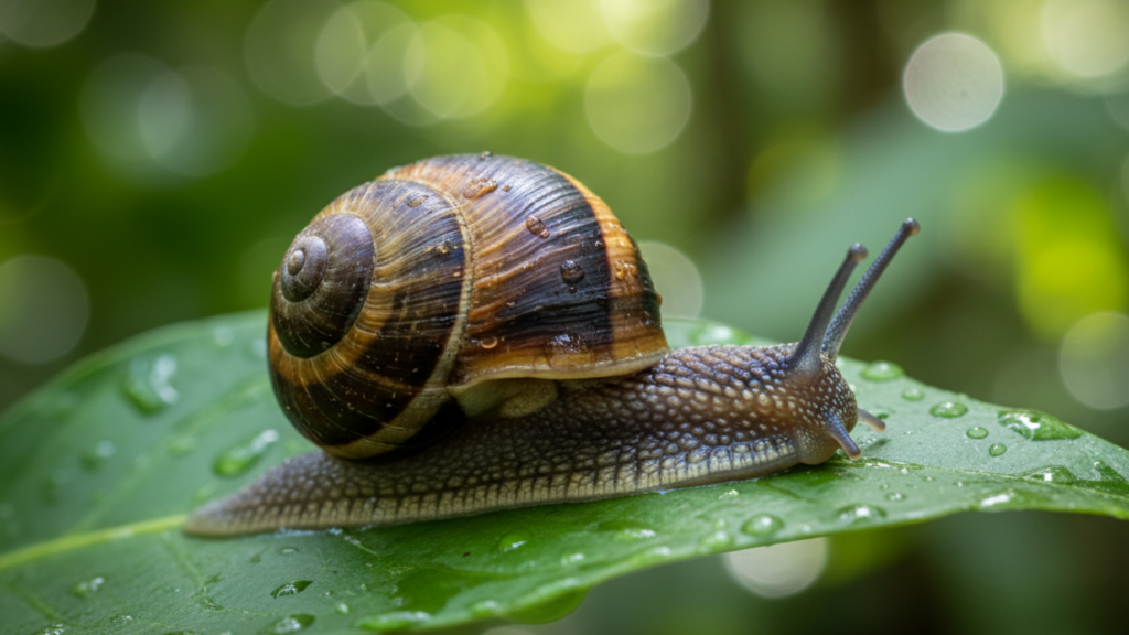 Como um caracol "extinto" voltou dos mortos