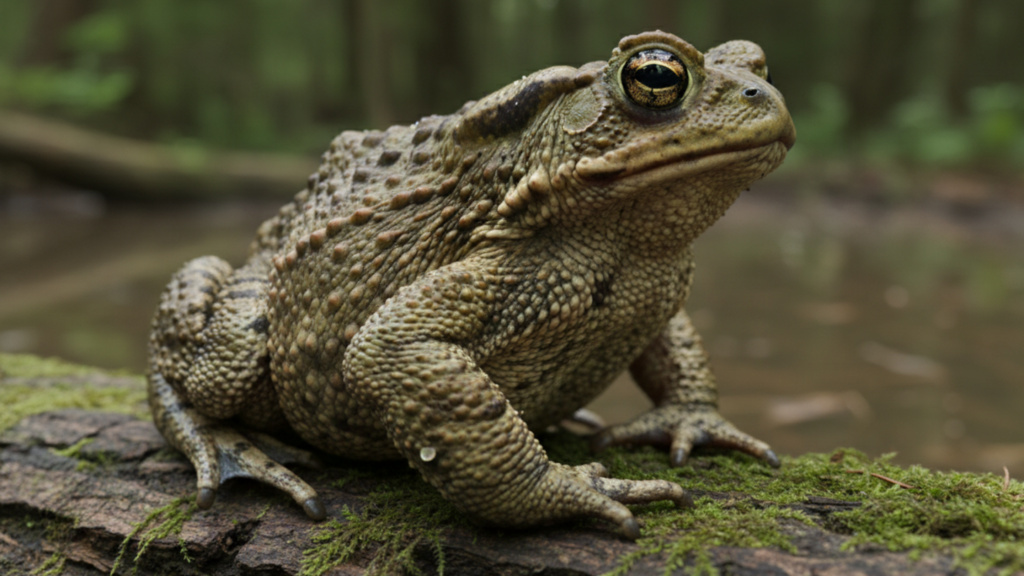 Sapo, com sua pele mais áspera e verrugosa
