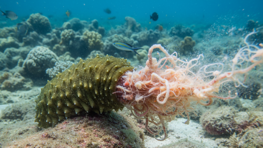 O segredo explosivo do traseiro mais mortal dos oceanos