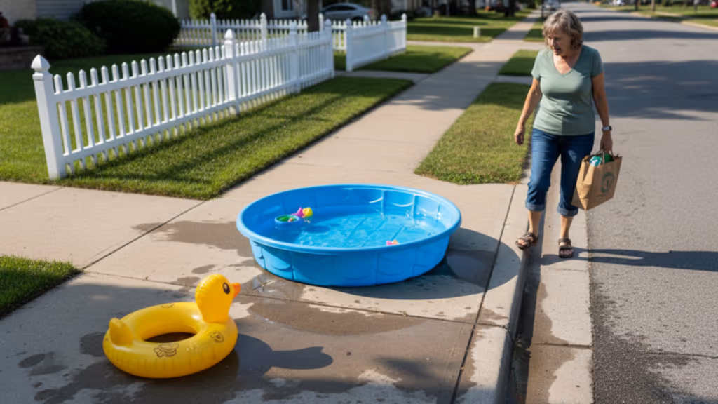 O que diz a lei sobre usar piscina de plástico na calçada?