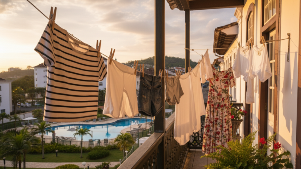 O que diz a lei sobre pendurar roupas na varanda do apartamento?