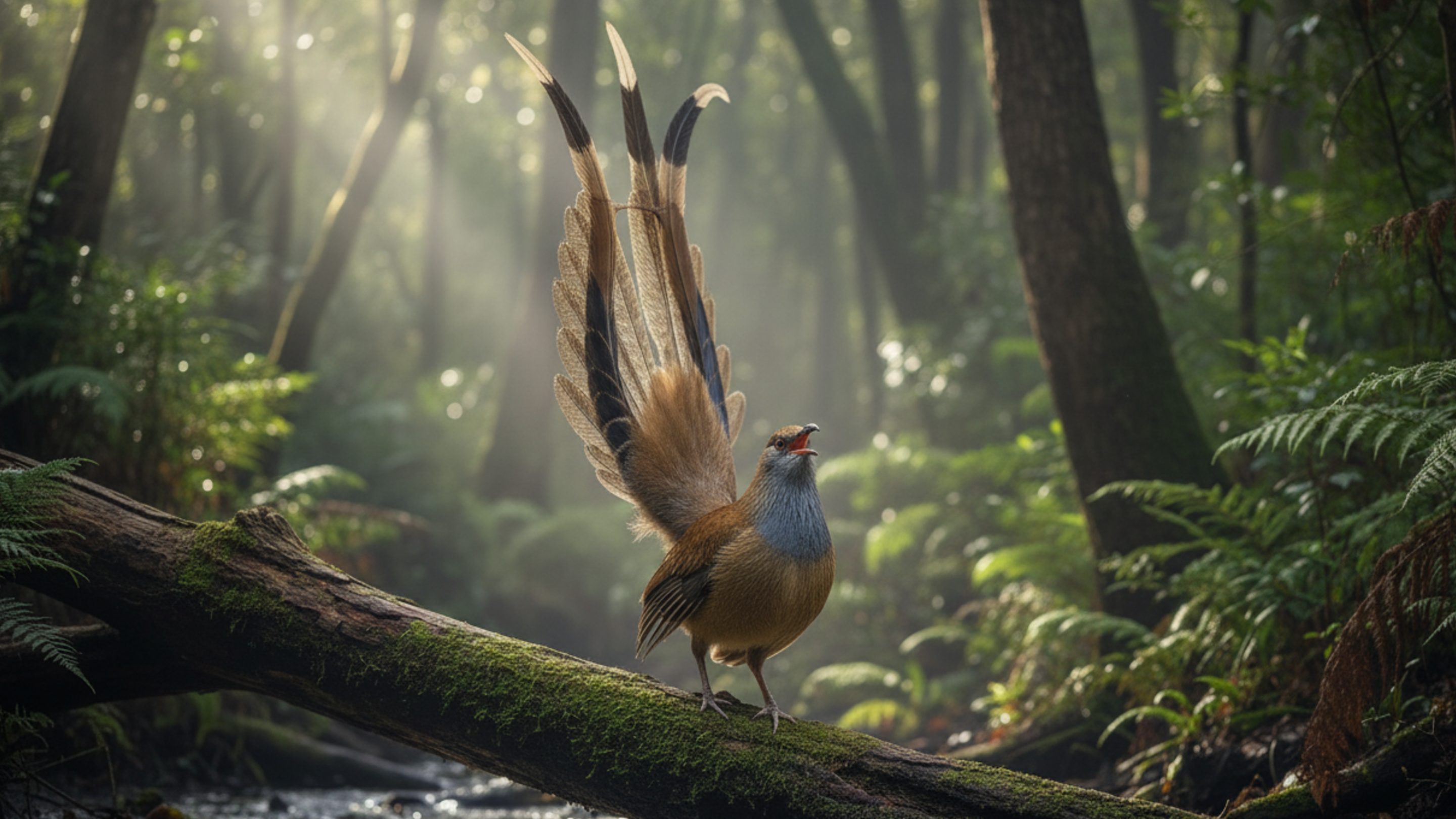 Pássaro-lira, o maior imitador da natureza