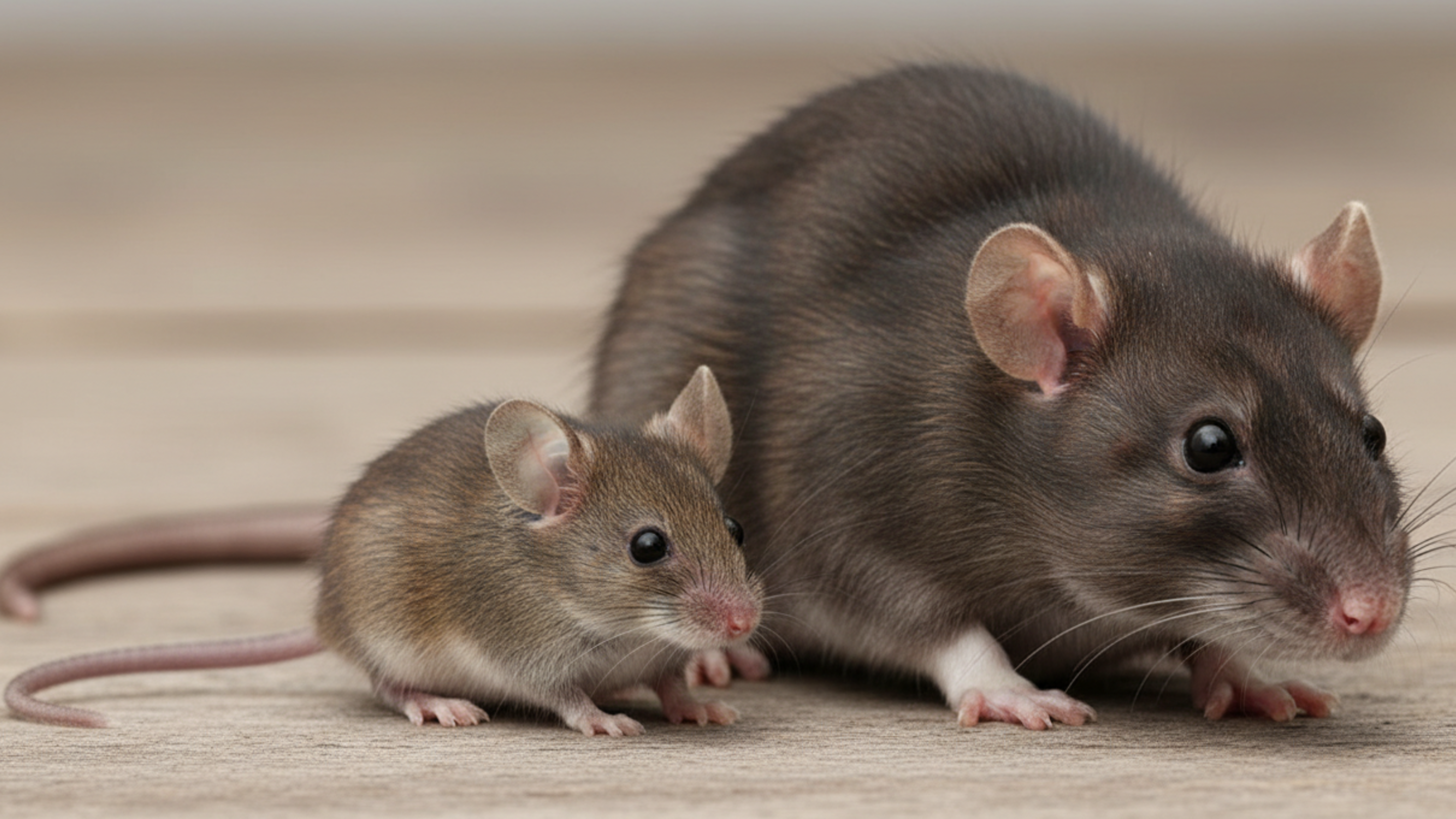 Qual é a diferença entre rato e camundongo?