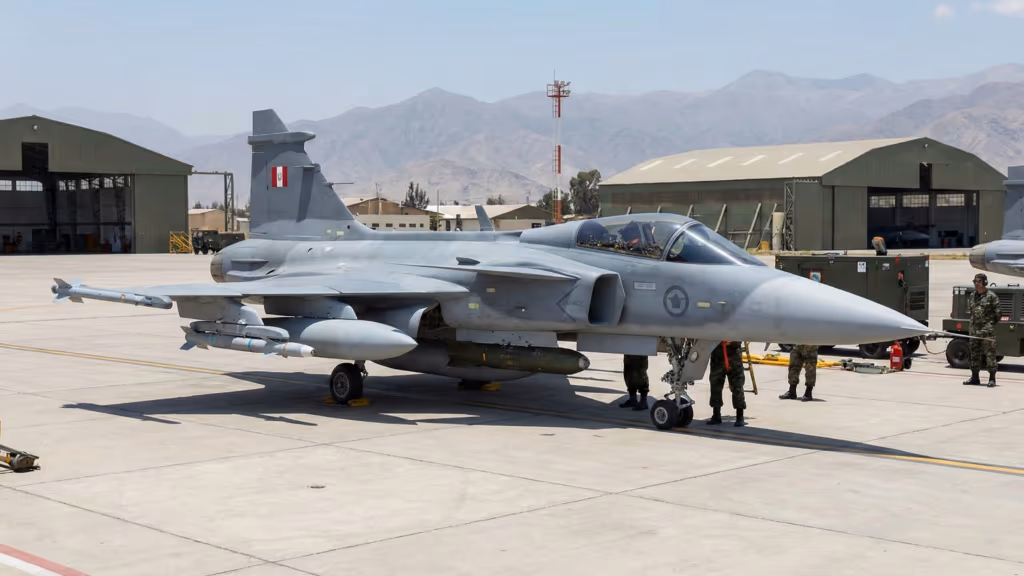 Gripen E/F na mira do Peru: sensores, guerra eletrônica e o custo que pode decidir a compra da FAP em 2026