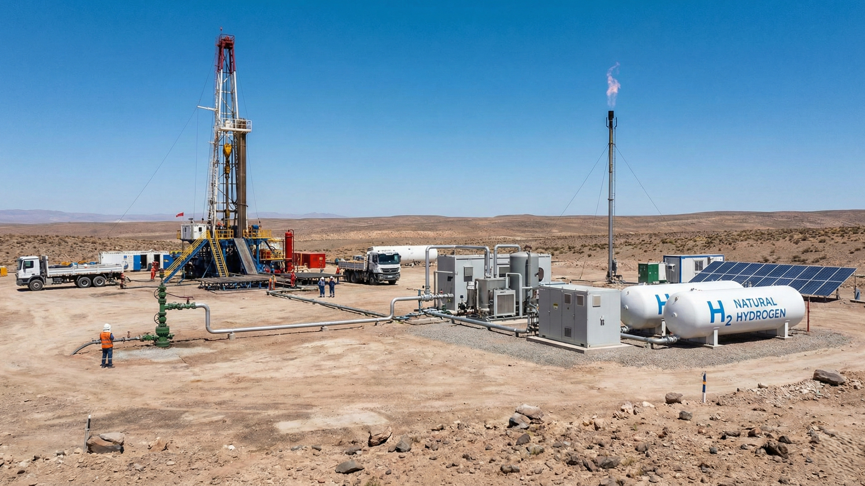 Hidrogênio dourado: a energia que pode estar brotando do chão e ninguém vê