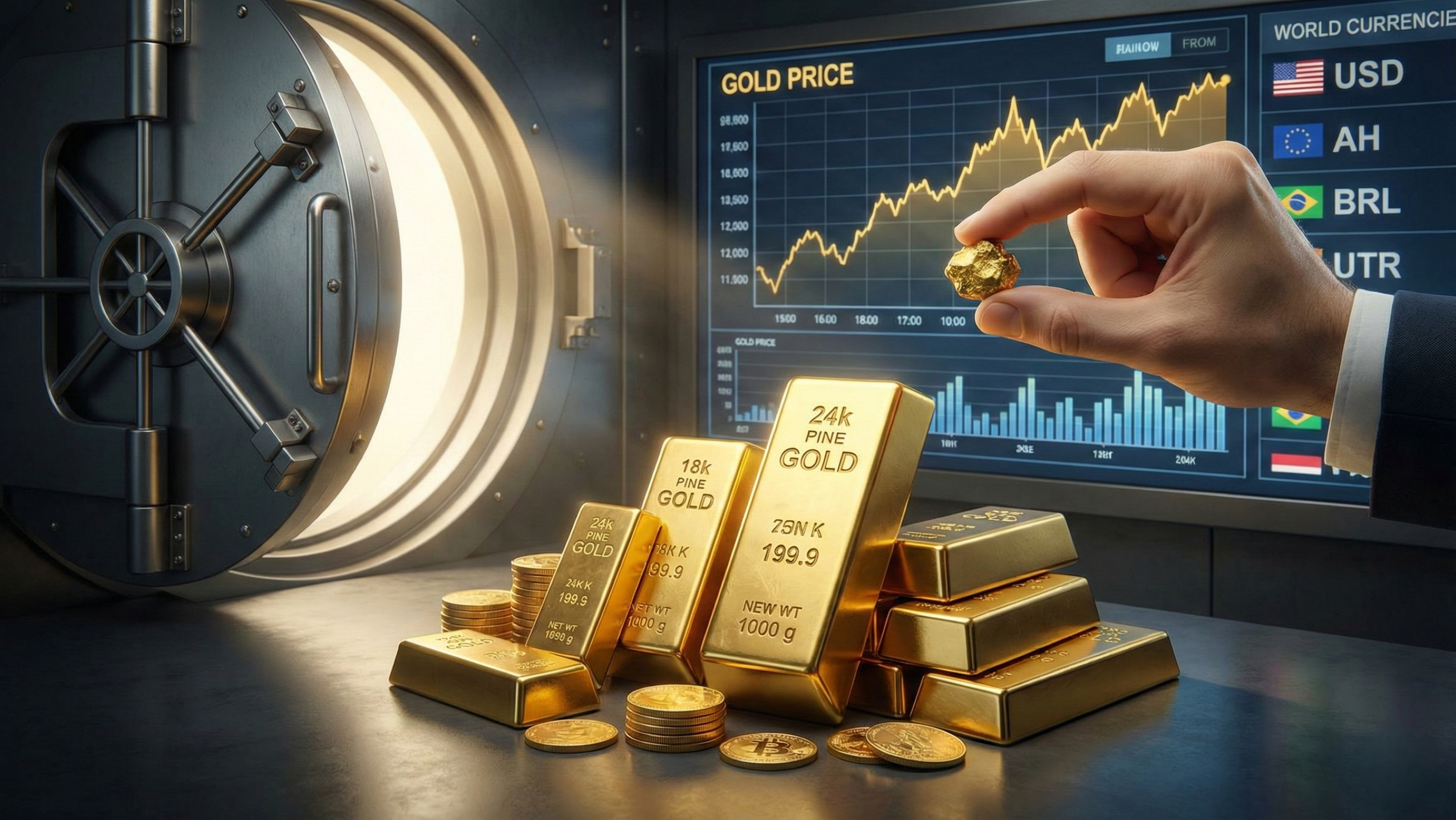 Quanto custa o ouro hoje, 14/02? Veja o valor atualizado e o que ele significa antes de investir