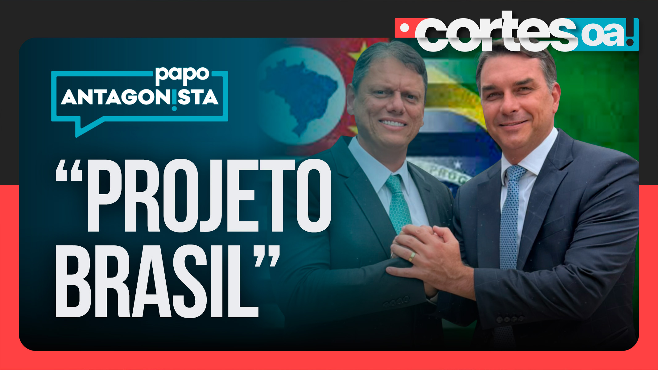 Tarcísio e Flávio Bolsonaro juntos nas eleições?