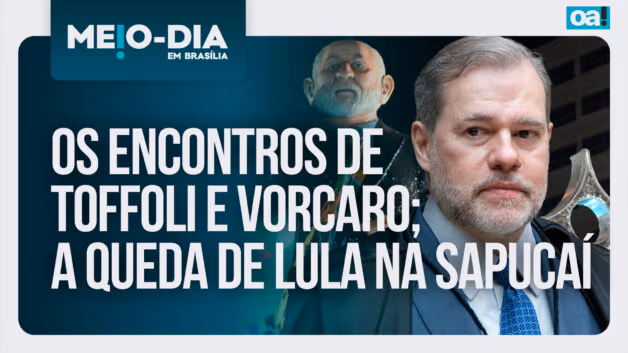 Meio-Dia em Brasília: os encontros de Toffoli e Vorcaro; a queda de Lula na Sapucaí