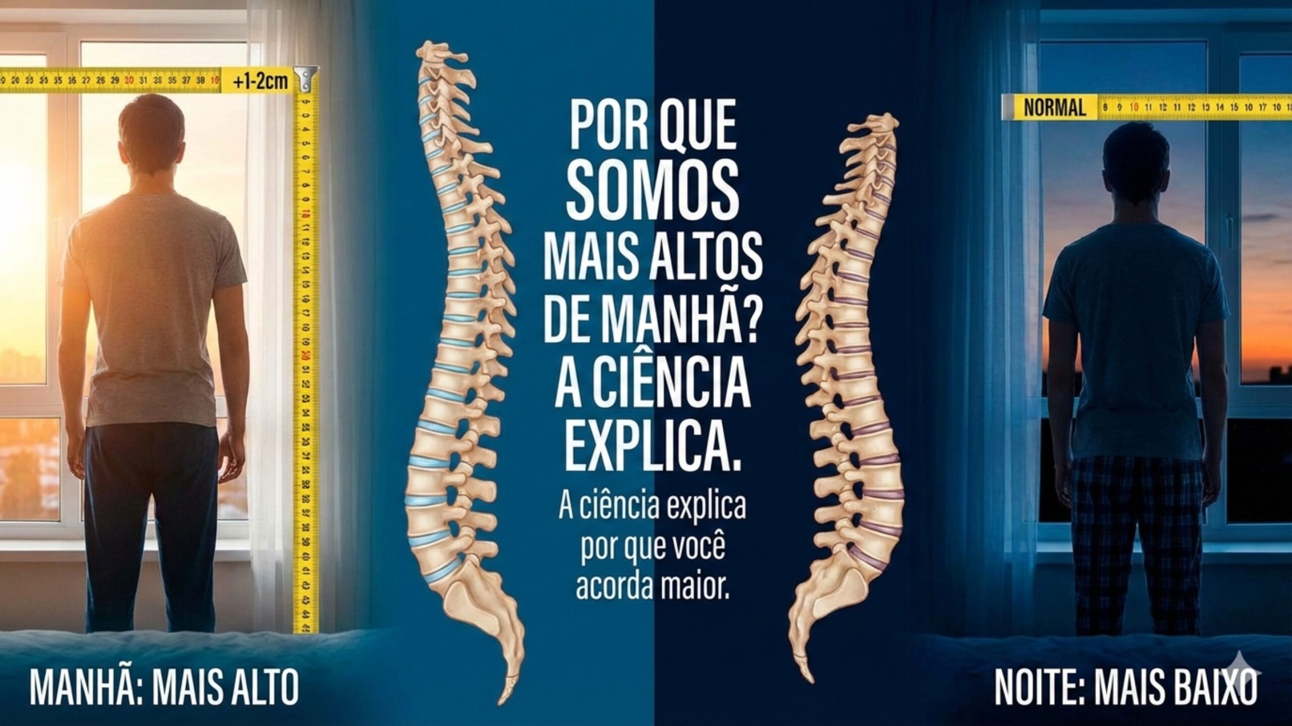 Por que somos mais altos de manhã? A ciência explica por que você acorda maior