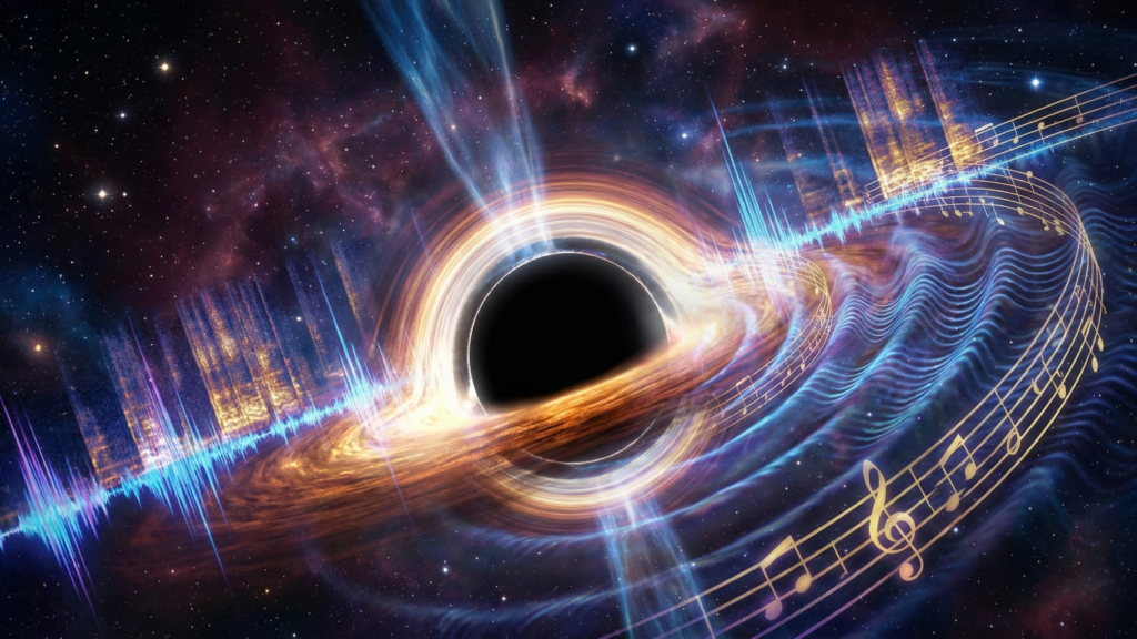 Como cientistas “ouvem” o universo sem som no vácuo usando sonificação e padrões que o ouvido pega rápido