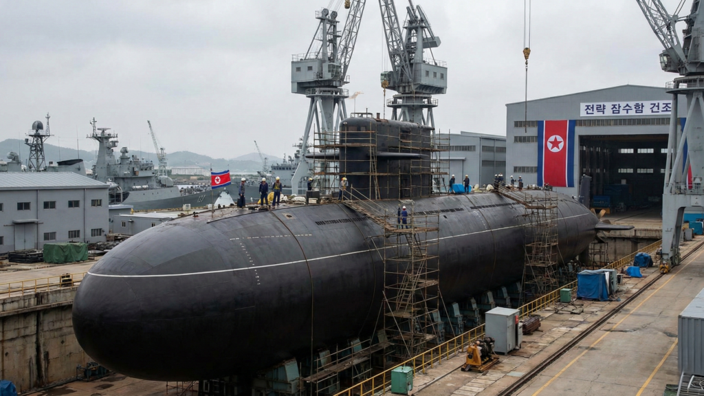 O submarino de 8.700 toneladas que muda o jogo e coloca a Coreia do Norte num patamar mais perigoso