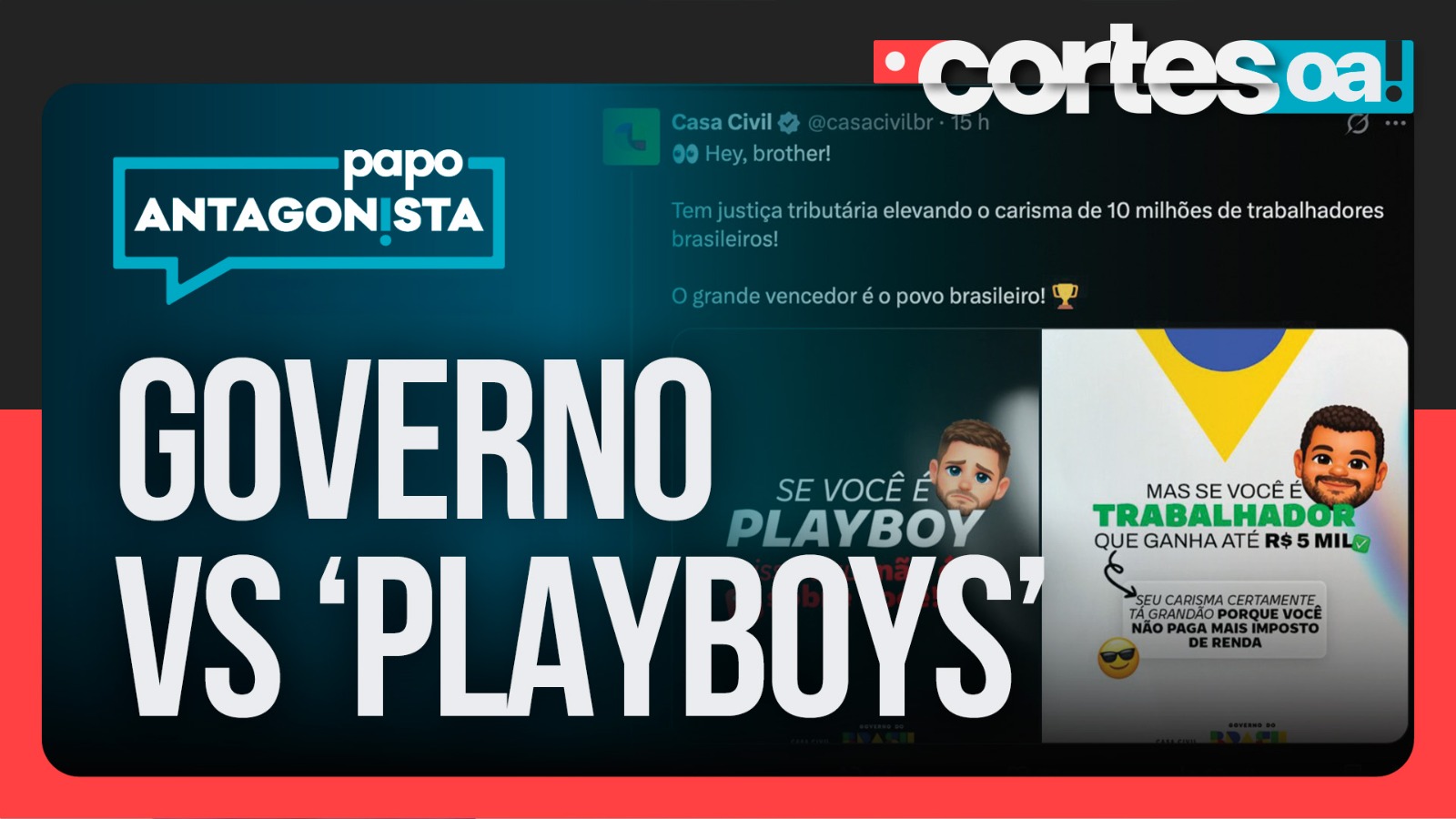 Casa Civil publica e remove post polêmico