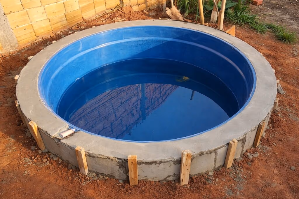 Piscina de caixa d’água vira alternativa prática para quem quer se refrescar