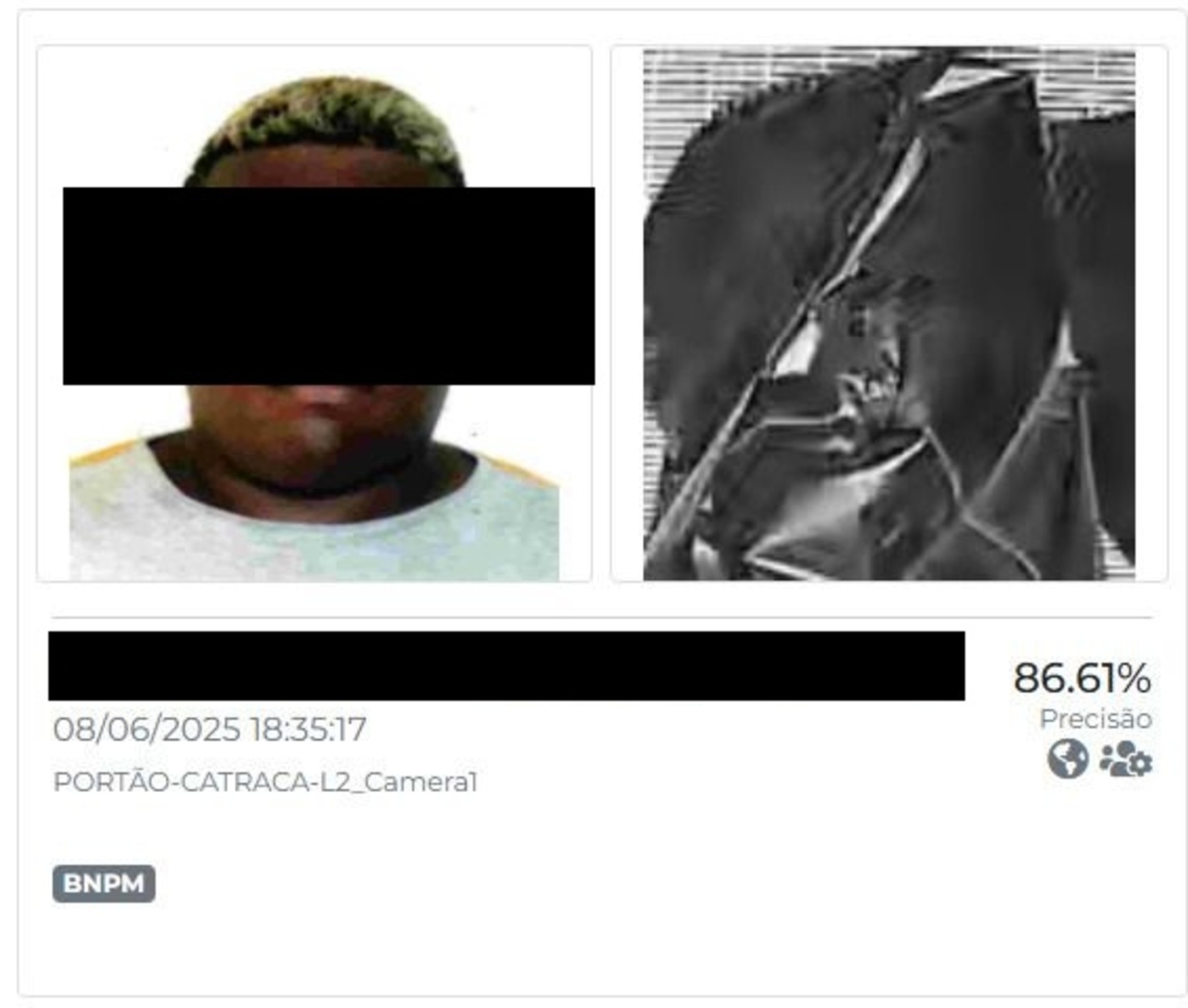 Câmeras de segurança no CE confundem pessoas com sacos de lixo