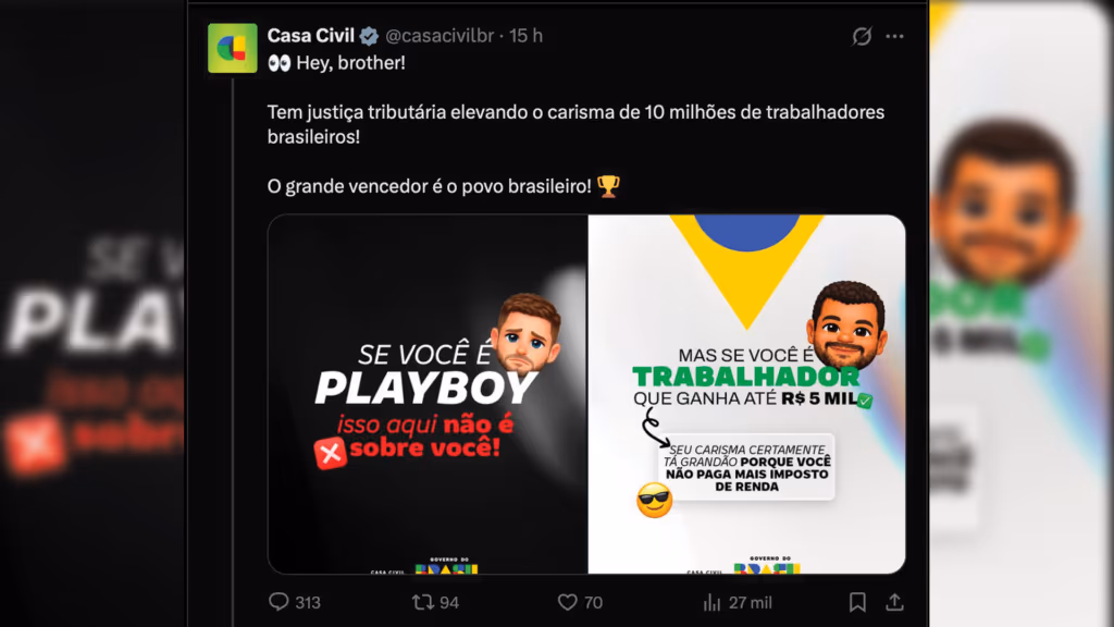 Crusoé: Governo Lula contra os “playboys”