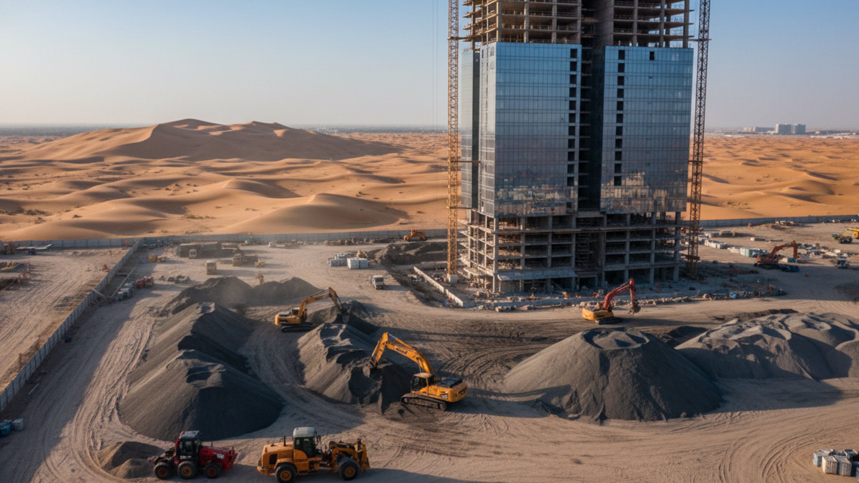 Por que Arábia Saudita e os EUA importam bilhões em areia?