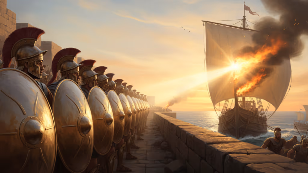 Garoto de 12 anos faz réplica do raio da morte de Arquimedes