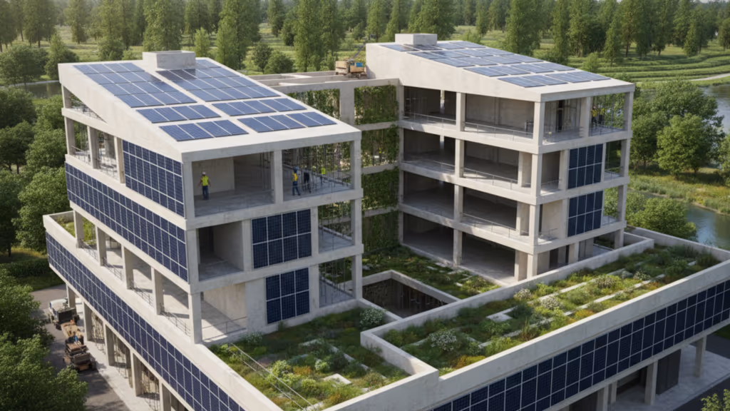 Descoberta a partir do lixo do lítio pode cortar as emissões de carbono da construção