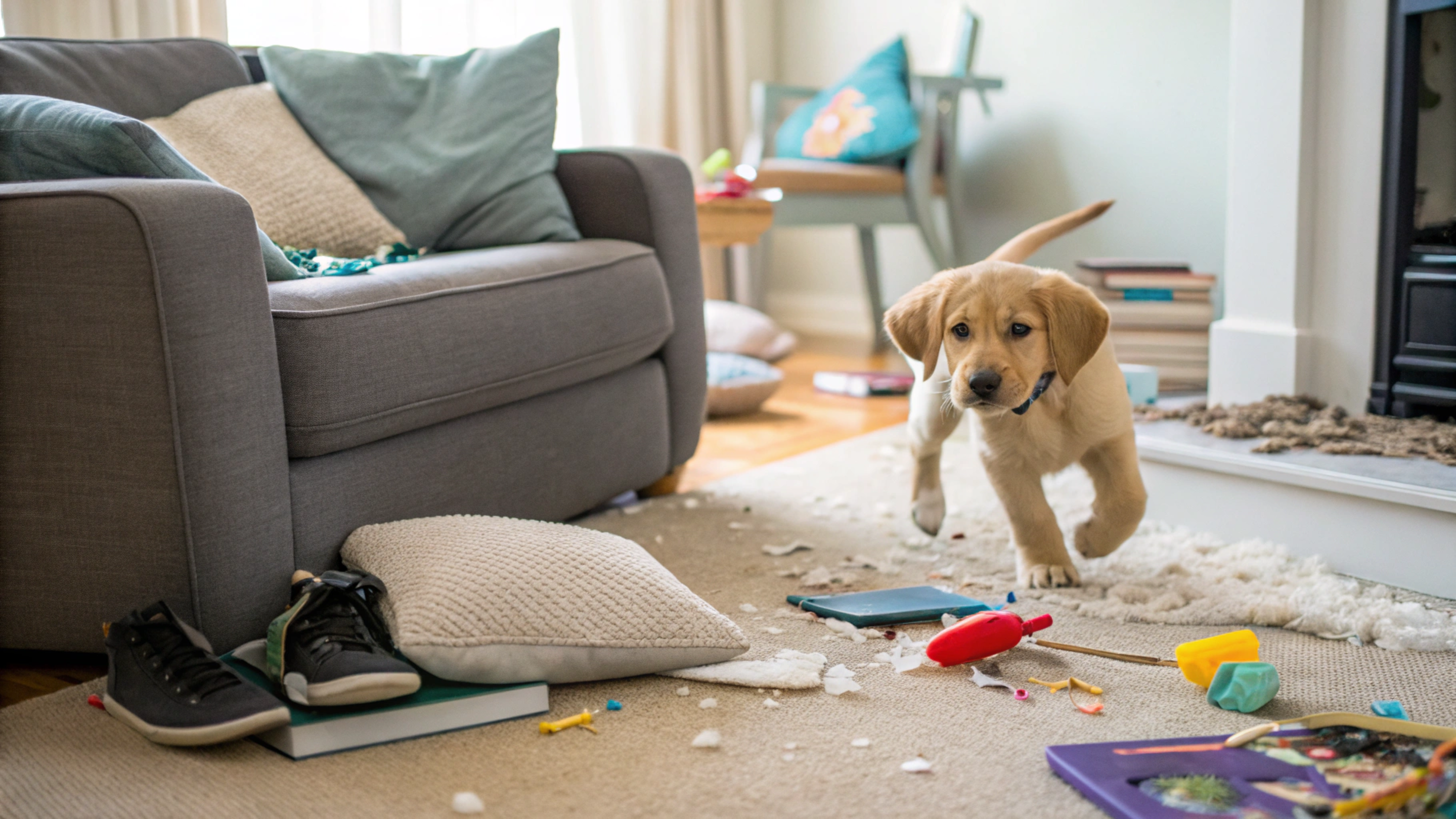 Ansiedade de separação faz o cachorro destruir a casa mas o problema tem solução
