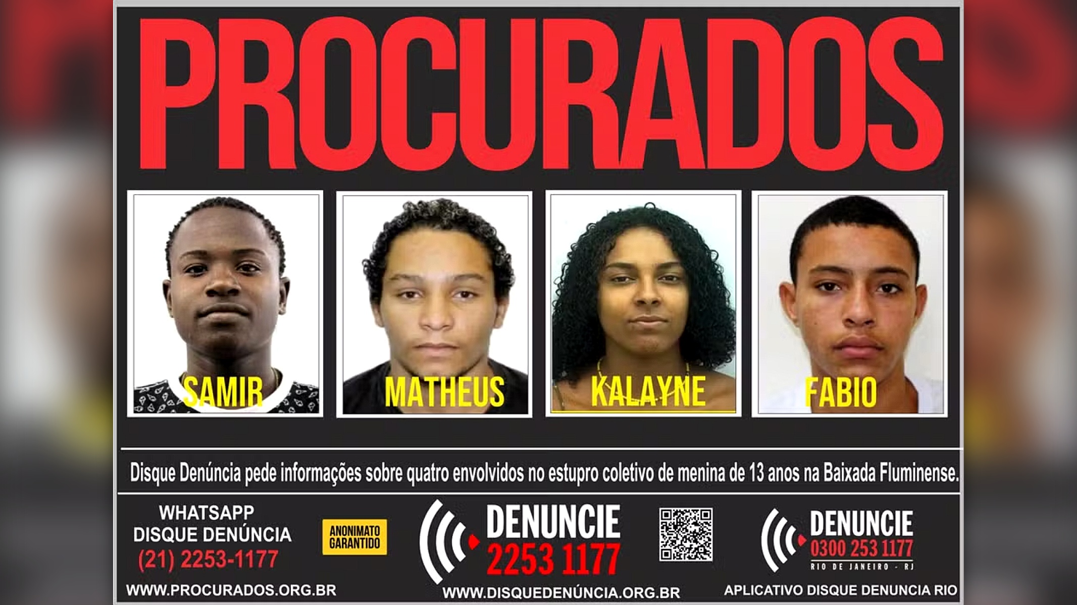 Menina de 13 anos foi alvo de estupro coletivo no RJ por engano, indica investigação