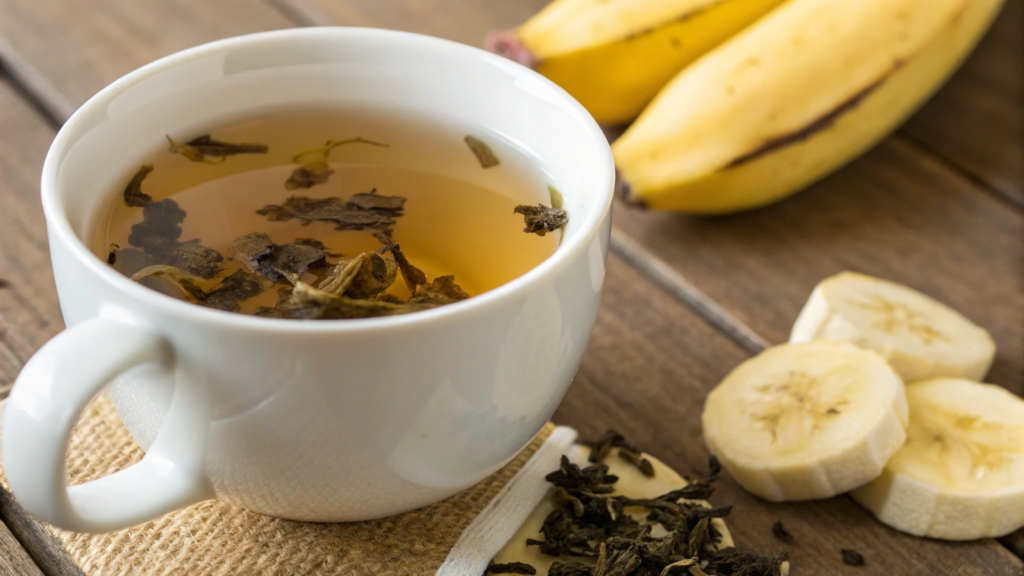 O chá de casca de banana que vai te ajudar a emagrecer e desinflamar seu corpo