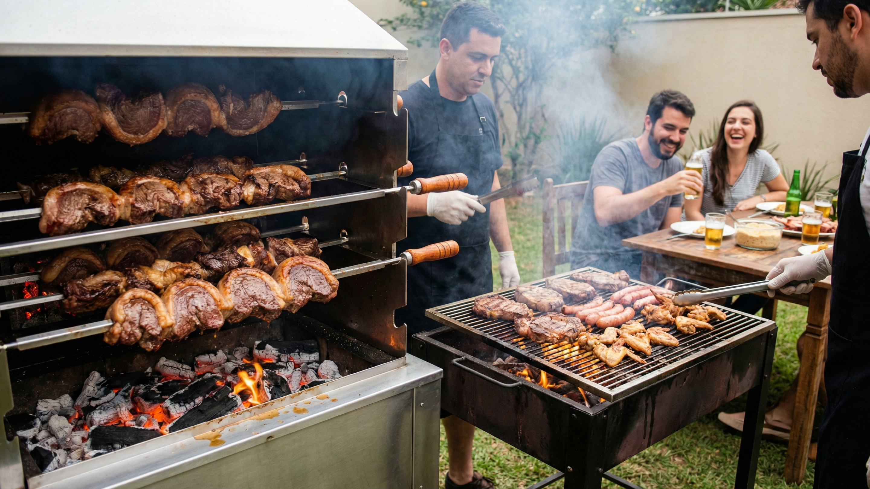 A briga espeto x grelha tem resposta: o que dá mais sabor depende de uma regra simples do fogo