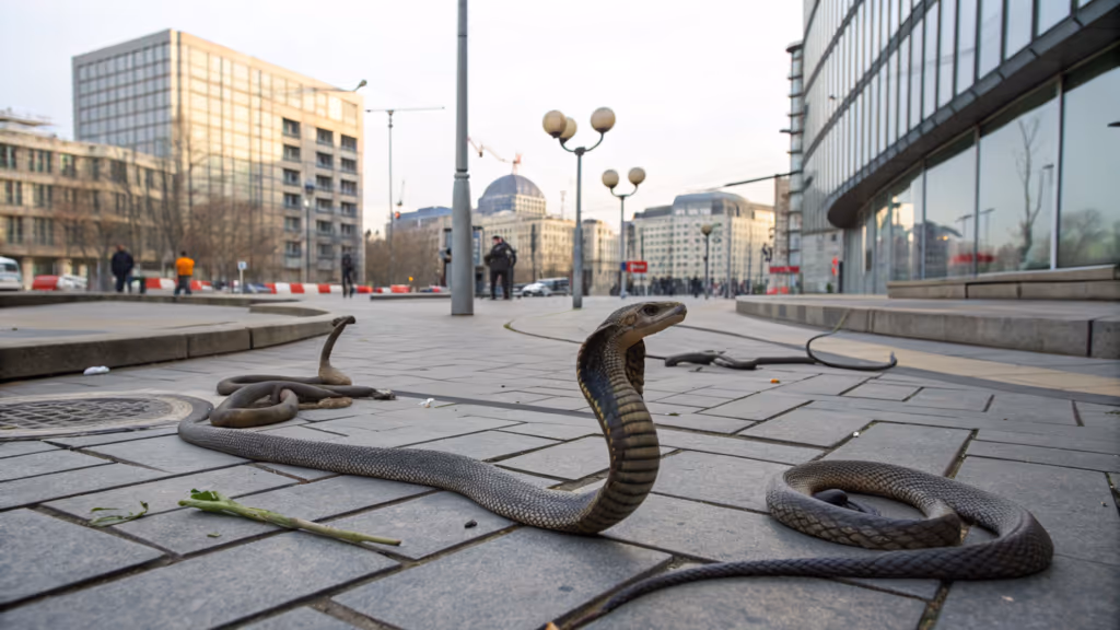 Cobras venenosas aparecem em área urbana após ondas de calor no Brasil