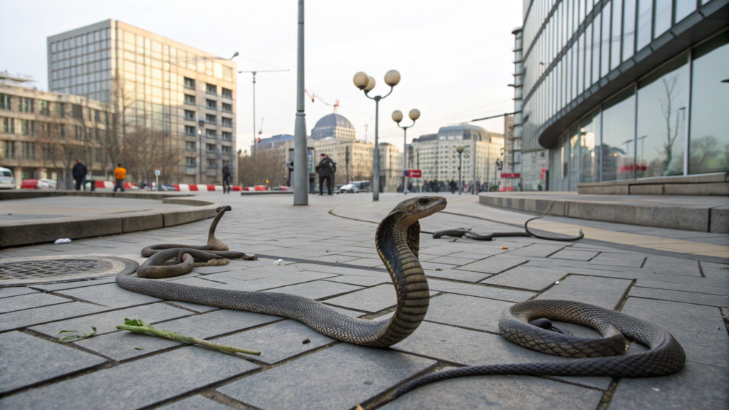 Cobras venenosas aparecem em área urbana após ondas de calor no Brasil