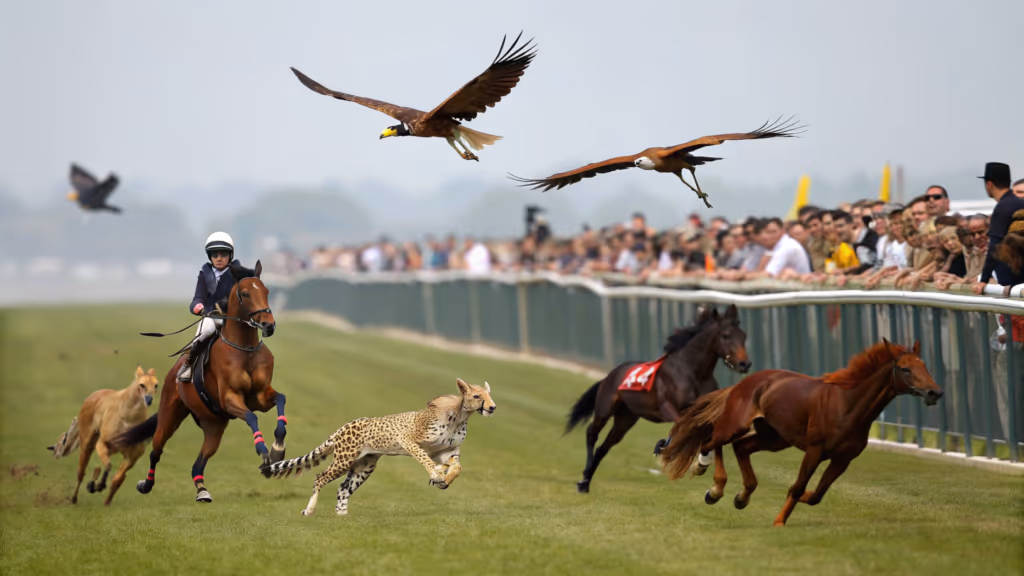 Ele vive no Brasil e é o animal mais rápido já registrado no país, passando de 300 km/h