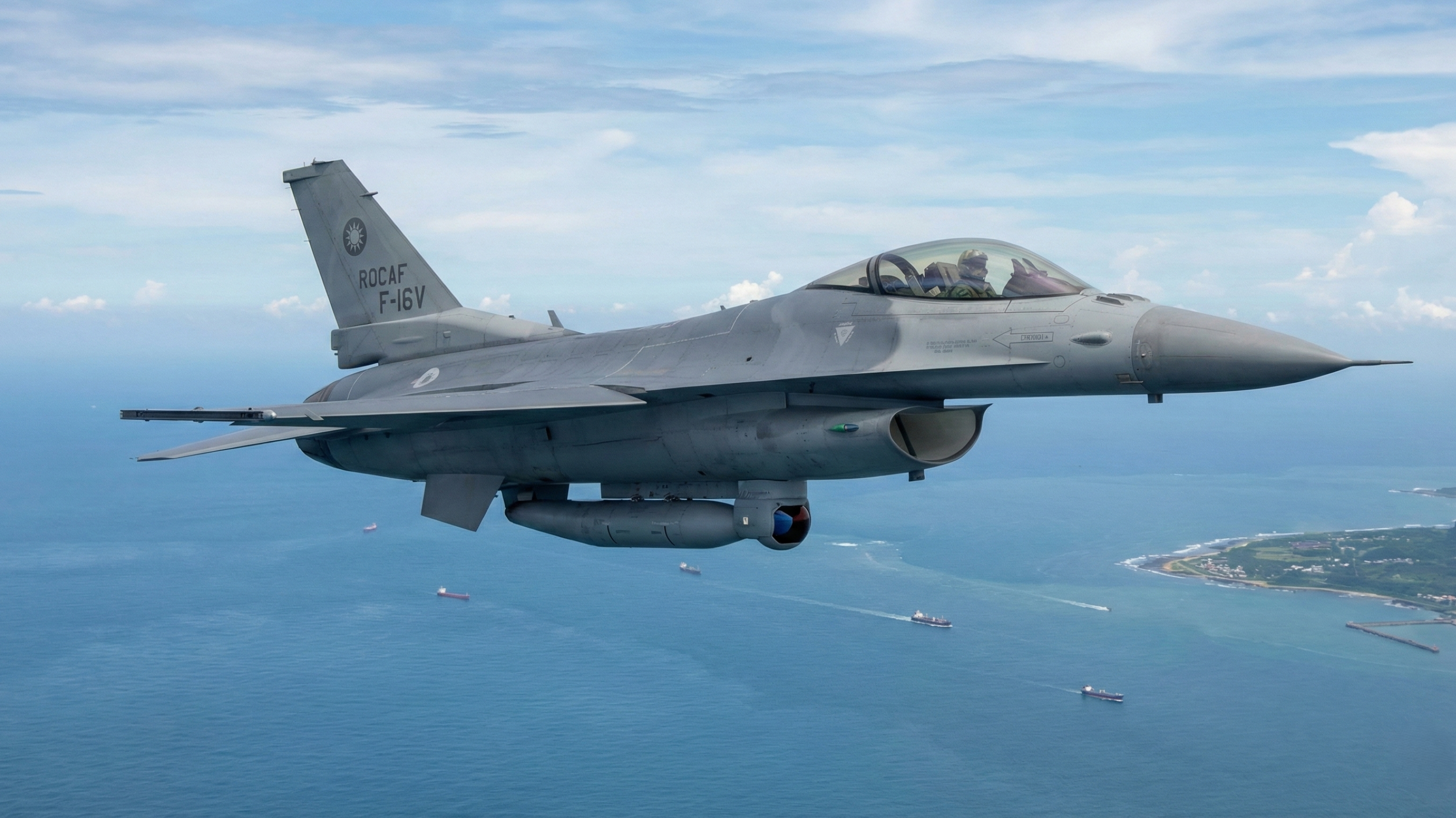 F-16V de Taiwan ganha sensor IRST21 e eleva nível da defesa aérea no Indo-Pacífico