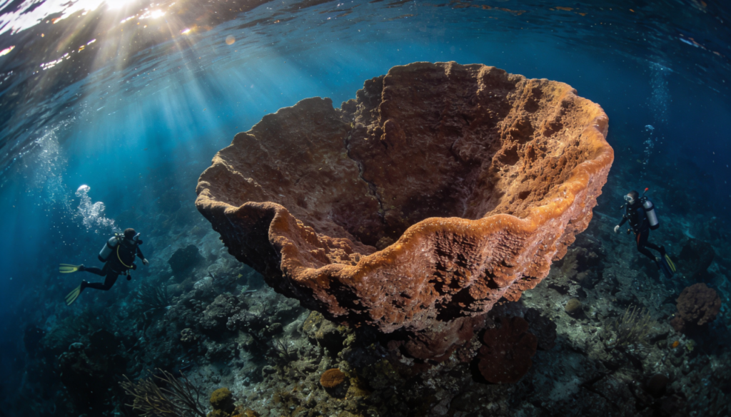 Criatura gigante, “do tamanho de duas quadras de basquete” é encontrada nas profundezas do mar