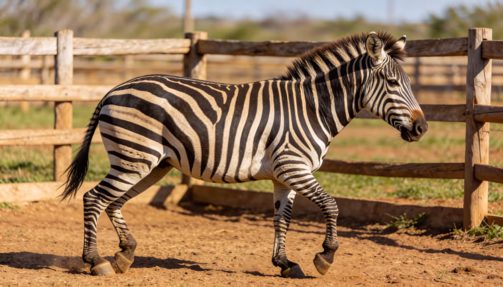 Por que não montamos em zebras como fazemos com burros e cavalos?