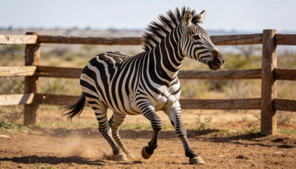 Por que não montamos em zebras como fazemos com burros e cavalos?