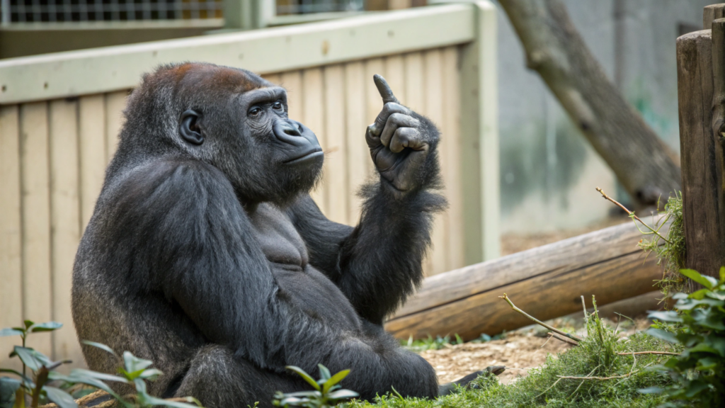 O gorila que aprendeu Libras e fez um pedido que mudou a forma como cientistas enxergam a mente animal