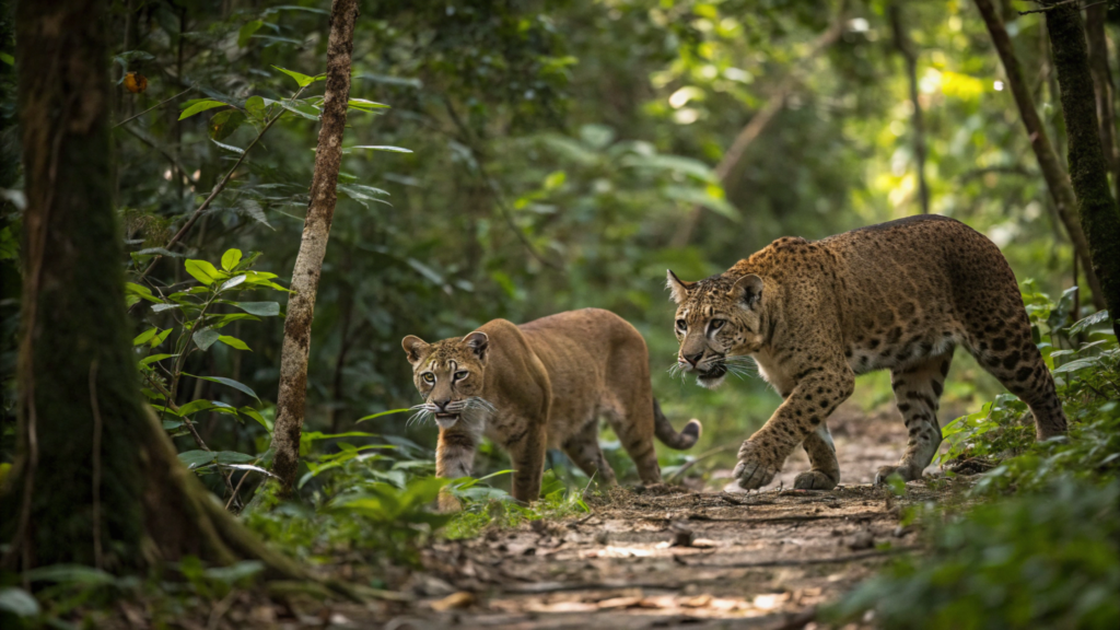Por que grandes felinos evitam atacar humanos na Amazônia