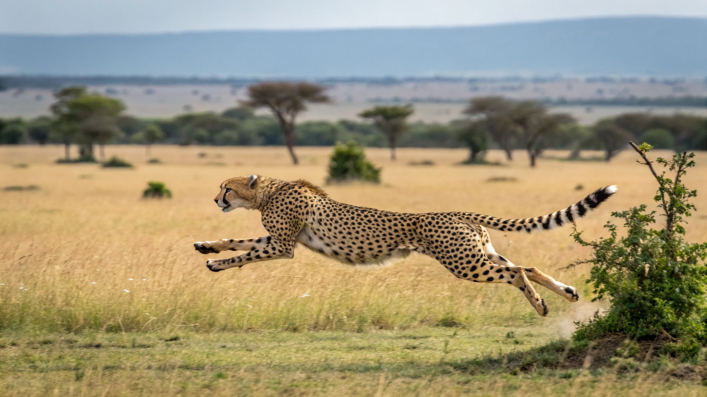 Ele é o animal mais rápido do planeta e atinge velocidades acima dos 100km/h
